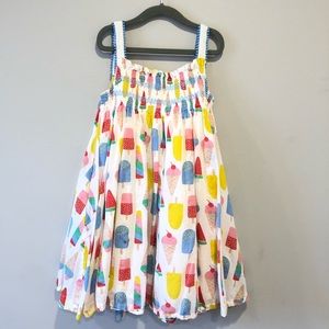 Mini Boden Multi Ice Creams Print dress
